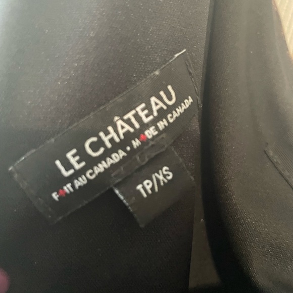 Le Chateau One Shoulder Floral Chiffon Dress NWOT size Xsmall - Picture 3 of 14